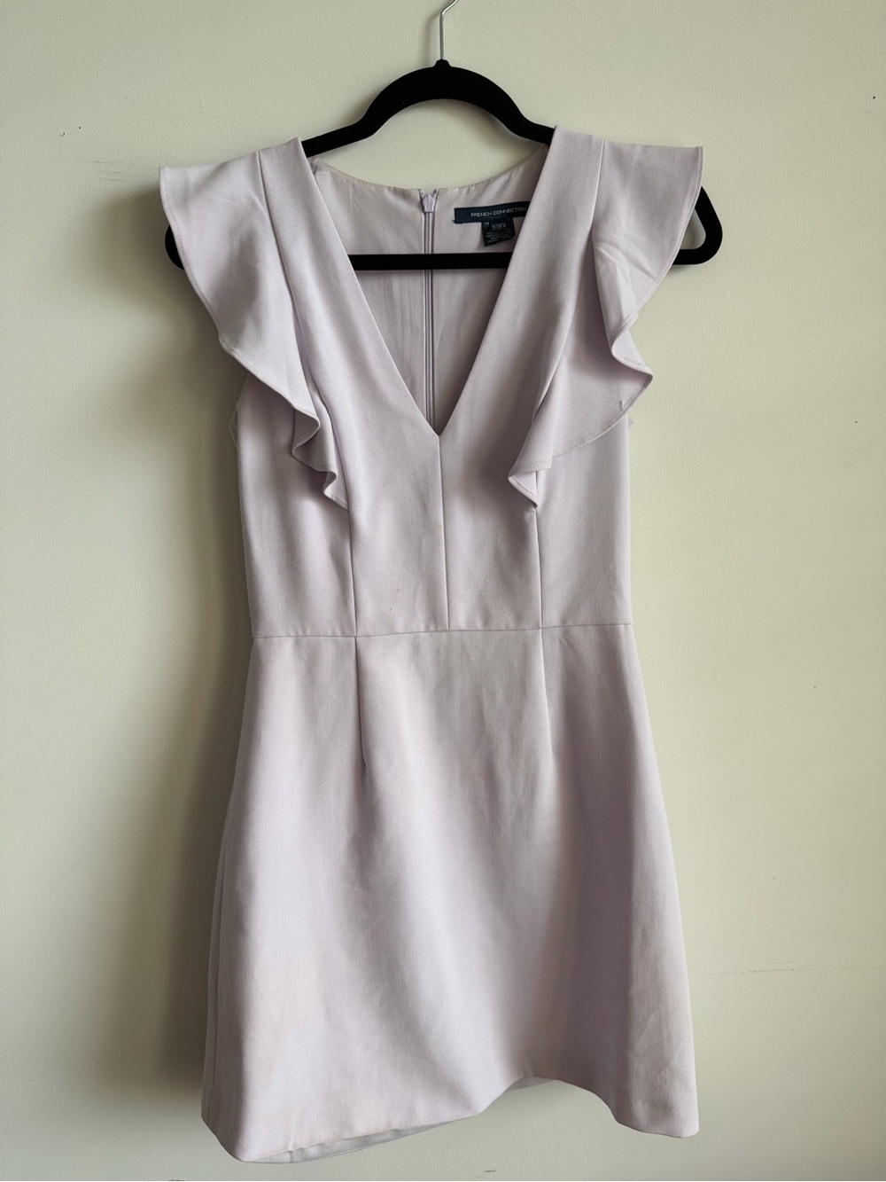 French Connection Whisper Ruffle Mini Dress - Picture 2 of 13